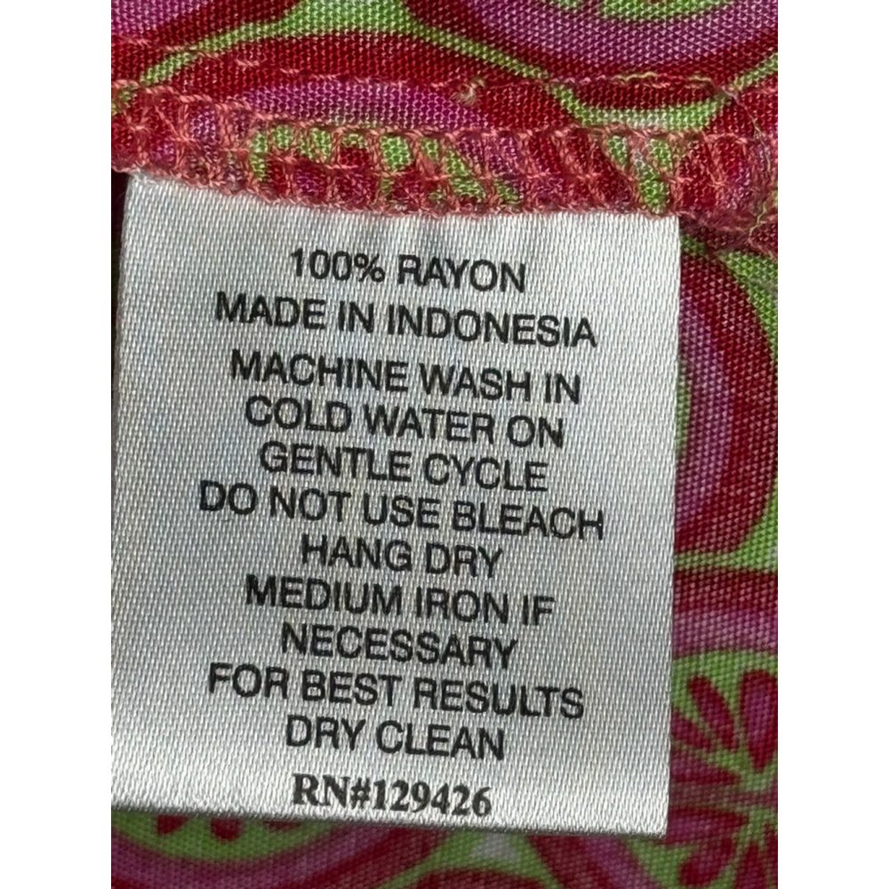 Escapada Pink Green Sleeveless Mini Dress size Medium - Picture 7 of 11